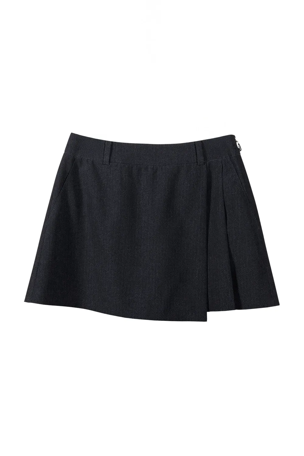 COLOR WRAP SHORTS-BLACK - 이미지 4